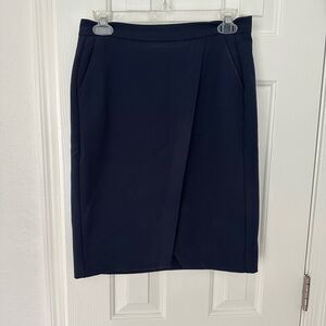 Banana Republic Dark Blue Pencil Skirt